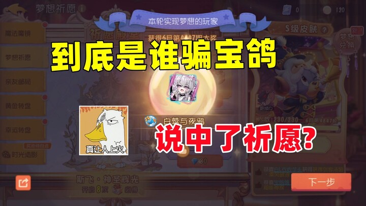 猫和老鼠手游：到底是谁骗宝鸽说中了祈愿？