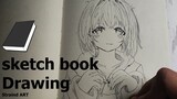 Menggambar Anime Cewek Dengan ekspresi Terharu.