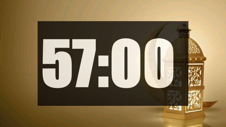 57 Minute Timer | Loud Alarm | Time call