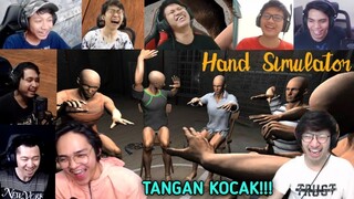 Moment Kocak Gamer Saat Bermain Hand Simulator, BIKIN NGAKAK!!! | Hand Simulator Indonesia