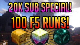 30M+ FROM 100 F5 RUNS! | 20K Special | Hypixel Skyblock Dungeons