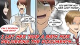 A homeless girl delivered me important documents... “Can I take a bath?” [Manga dub]