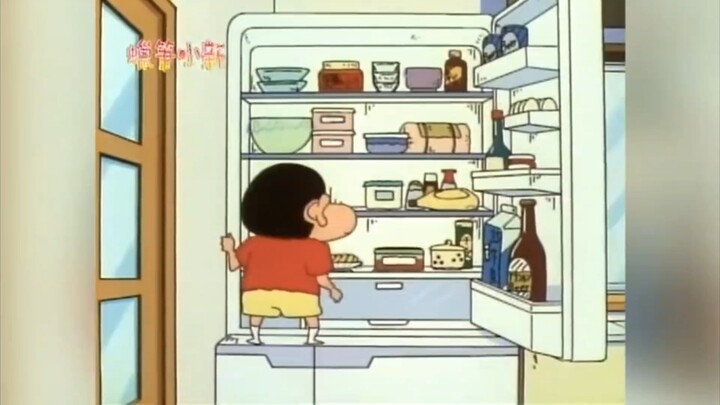 【Crayon Shin-chan Food Edition】Extra Large Sour Plum Rice Ball with Refreshing Barley Tea