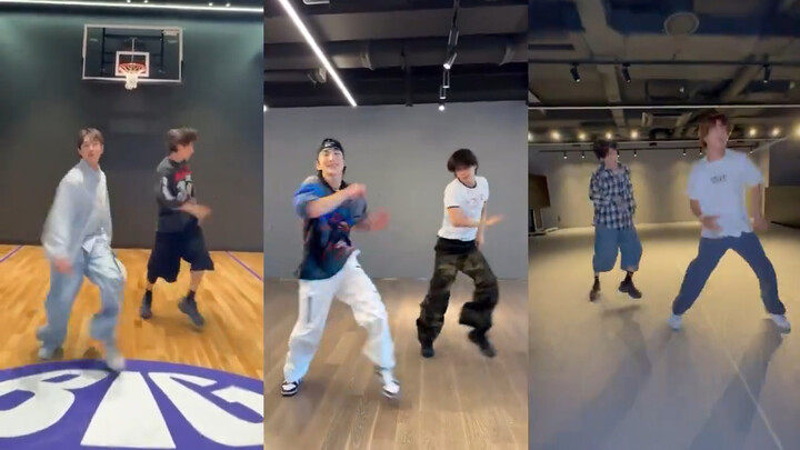 【SHINee】全员到齐舞蹈挑战！ sexy 合体 in the air！等团活…