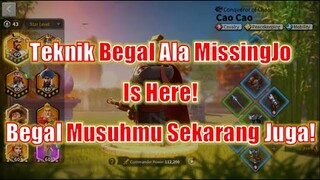 Versi Lengkap Teknik Begal Ala MissingJo is Here! Rise of Kingdoms Indonesia