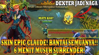 DIKATAIN PAKE LULUBOX DONG! SKIN EPIC CLAUDE MECHA DRAGON! SKIN LEGEND MAH LEWAT - MOBILE LEGENDS