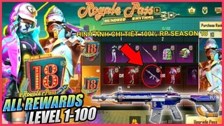 THÔNG TIN HÌNH ẢNH CHI TIẾT INGAME ROYALE PASS SEASON 18, ĐỒ ĐẸP VÃI CHƯỞNG || PUBG MOBILE