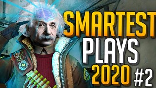 THE SMARTEST CS:GO PRO PLAYS OF 2020 #2! (200IQ PLAYS!)