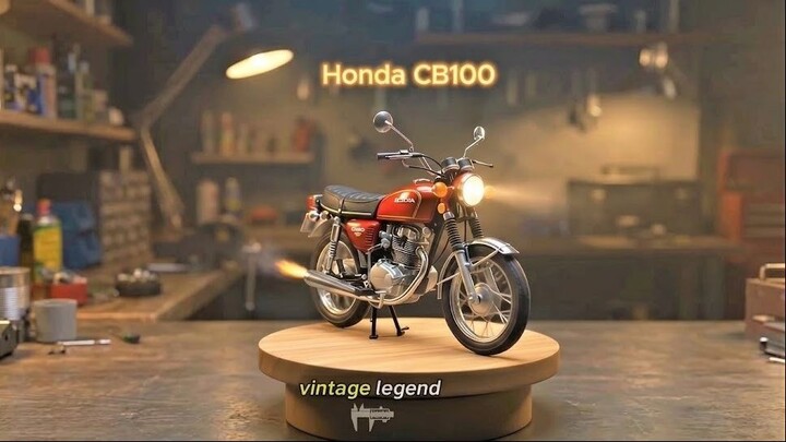 Building a Mini Honda CB100 | Satisfying Classic Motorcycle Assembly
