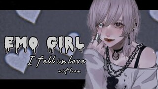 Nightcore - Emo Girl || Deeper version ( Machine Gun Kelly ft. WILLOW ) Lyrics