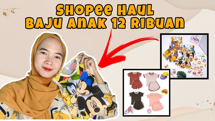 Shopee Haul Baju Anak Murah | Setelan Earth Tone Anak Murah | Setelan Anak