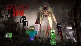 Monster School : SPECIMEN ZERO FUNNY HORROR CHALLENGE - Minecraft Animation