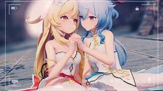 【Genshin Impact MMD/4K/60FPS】Lumine & Ganyu 【Millennium Frost and Snow】