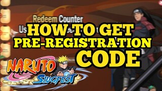 HOW TO GET PRE-REG CODE | Naruto Slugfest | Master Yi PH