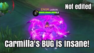 Don't Report this to Moonton! CARMILLA'S CRIMSON BUG??