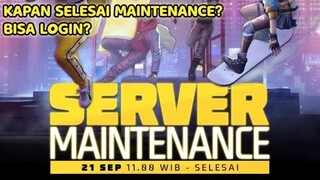 PENYEBAB MAINTENANCE FREE FIRE HARI INI 21 SEPTEMBER 2022