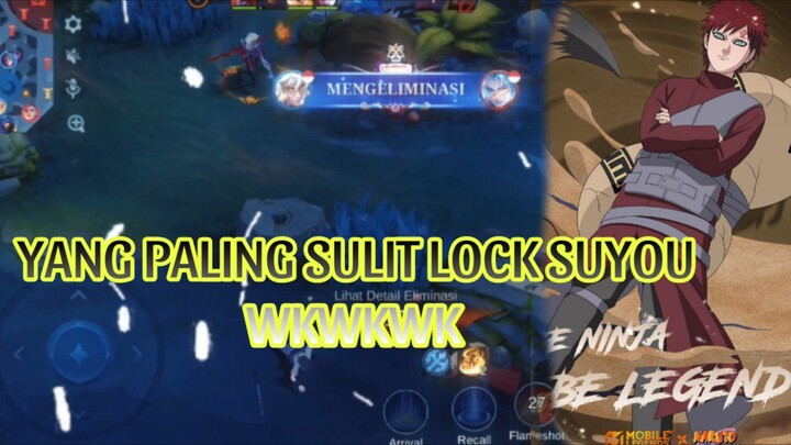 YANG PALING SULIT LOCK SUYOU SIH WKWKWK