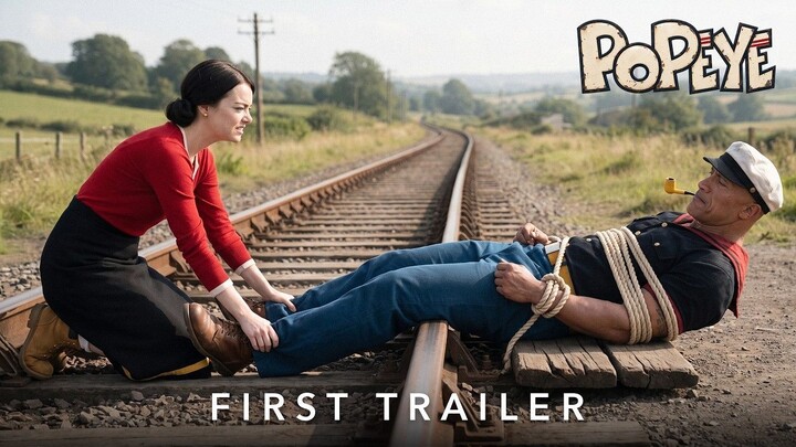 Popeye - First Trailer (2027) Live Action - dwayne johnson, emma stone, jason mo