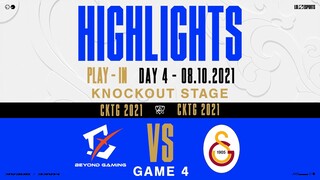 Highlights GS vs BYG [Ngày 4][Vòng Khởi Động - KnockOut][CKTG 2021][08.10.2021] [GAME 4]