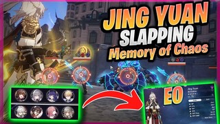 E0 JING YUAN | Memory of Chaos Floor 3 - ⭐⭐⭐ Stars - Build, Gameplay  [ Honkai Star Rail ]