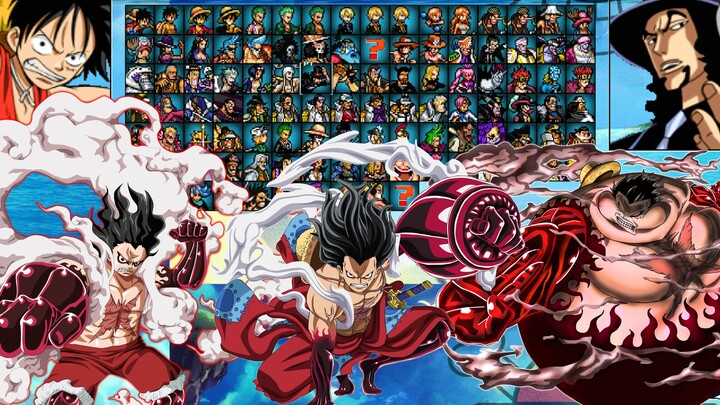 [MUGEN] The latest deluxe version of "One Piece" is available for download by hundreds of small char
