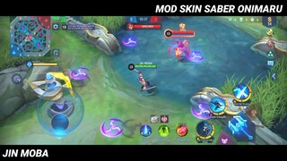 MLBB - Mod Skin Saber Epic Onimaru Full Hiệu Ứng Âm Thanh - Jin Moba