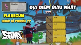 SAUSAGE MAN - CON TÀU NHẤT GAME CỰC NHIỀU K98 VÀ SÚNG THÍNH BẠN NÊN BIẾT | TEST FLAREGUN TRONG GAME