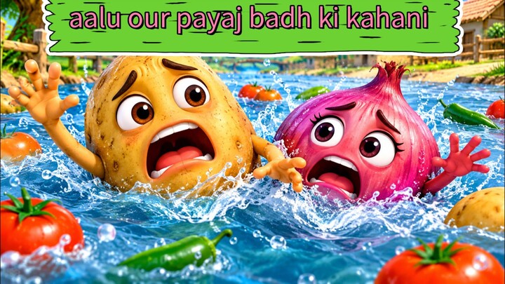 aalu our payaj ki kahani hindi cartoon story video
