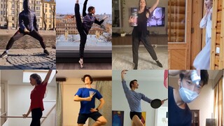 【บัลเล่ต์】Happy Home Relay: นักเต้น Mariinsky 57 คน เด็ก 7 คน แมว 1 ตัว และสุนัข 1 ตัว