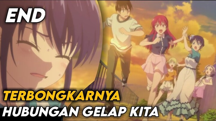 Terbongkarnya Hubungan Rahasia Kita ini | Alur Cerita Anime Kanojo mo Kanojo #End