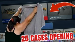 I OPEN 25 CASES AND THIS HAPPENS (Real xd)