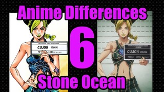 JoJo Anime & Manga Differences Part 6 - Stone Ocean (1-12)