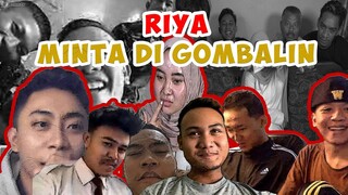 PRANK OME TV ! RIYA DI GOMBALIN