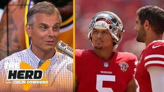 The Herd| Steve Steve Young on His Concern for the 49ers’ Jimmy G-Trey Lance Dynamic - Colin Cowherd