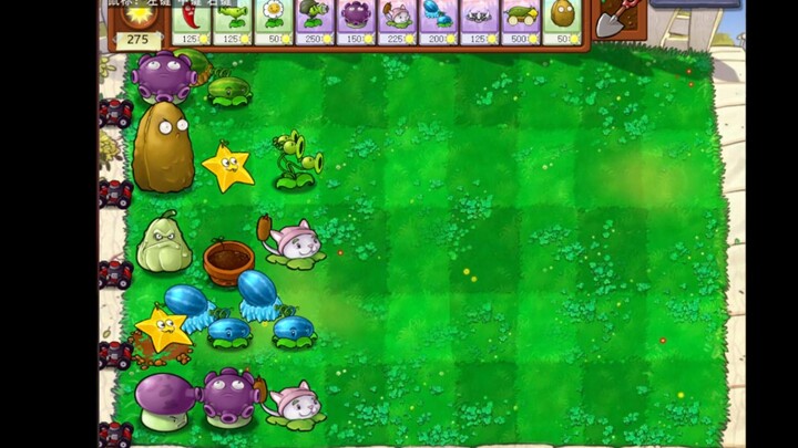 The Most Random Round ♀ (Random Three-Row Plants vs. Random Zombies. Random HP)