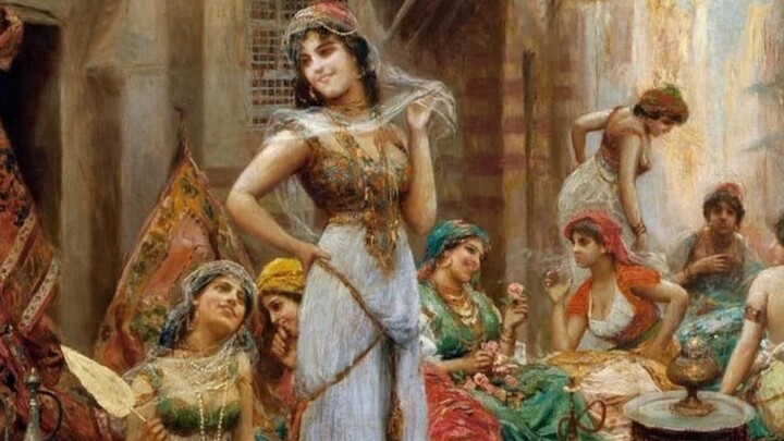 意大利东方主义画家法比奥·法比作品欣赏