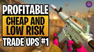 PROFITABLE CHEAP AND LOW RISK TRADE UPS #1 | Profitable Trade-ups 2021 | elsu