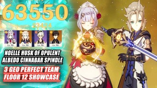 Noelle Husk of Opulent & Albedo Cinnabar Spindle 3 Geo Floor 12 Showcase - Itto 4 Star Ver