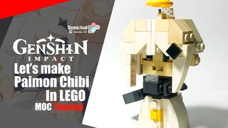 LEGO Genshin Impact Paimon Chibi! MOC Tutorial | Somchai Ud