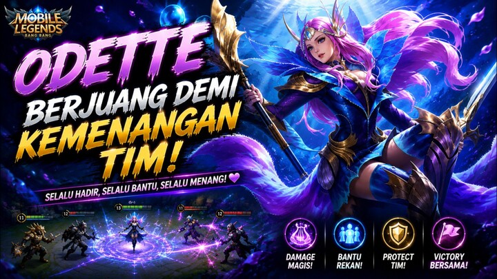 Odette Berjuang Demi Kemenangan Tim!