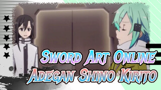 Canggung: Shino Tidak Sengaja Telanjang di Depan Kirito