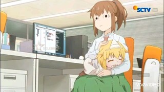 Syuting dari Tokyo MX Shachiku-san wa Youjo Yuurei ni Iyasaretai. Episode 06 - Shachiku Duduk kerja