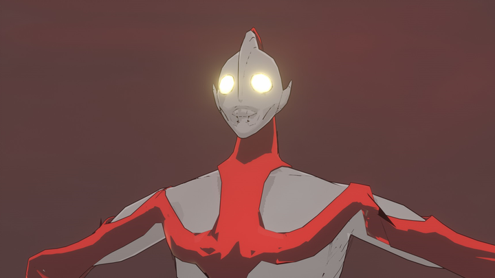 [Sophomore 3D Homework] 3D Animation Short Film - Commemorating the 55th Anniversary of Ultraman