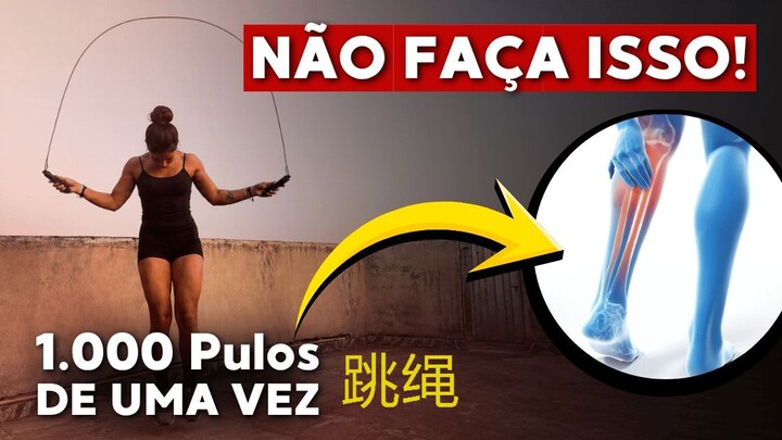 Pulei MIL cordas em 1 DIA e me dei mal… 😬 (Desafio da Corda)