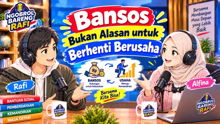 Bansos Bukan Alasan untuk Berhenti Berusaha | Ngobrol Bareng Rafi