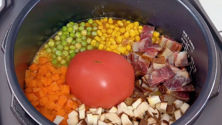 Absolutely foolproof delicious braised rice—enjoy it for a week straight without cooking any other d