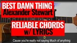 Alexander Stewart - Best Damn Thing Lyrics with Live Chords