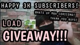 HAPPY 3000 SUBSCRIBERS | GIVEAWAY!!