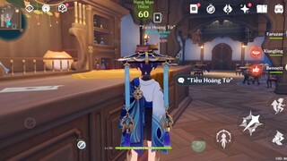 seven saints summon 5.4 genshin impact • kinich & arlecchino • cat tail tavern