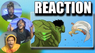 HULK Vs. SAITAMA Animation (Full Version) -Taming The Beast #hulk #onepiece #woahclan